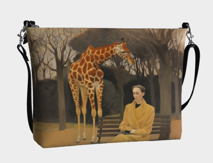 Giraffe- Vegan Leather Shoulder Bag