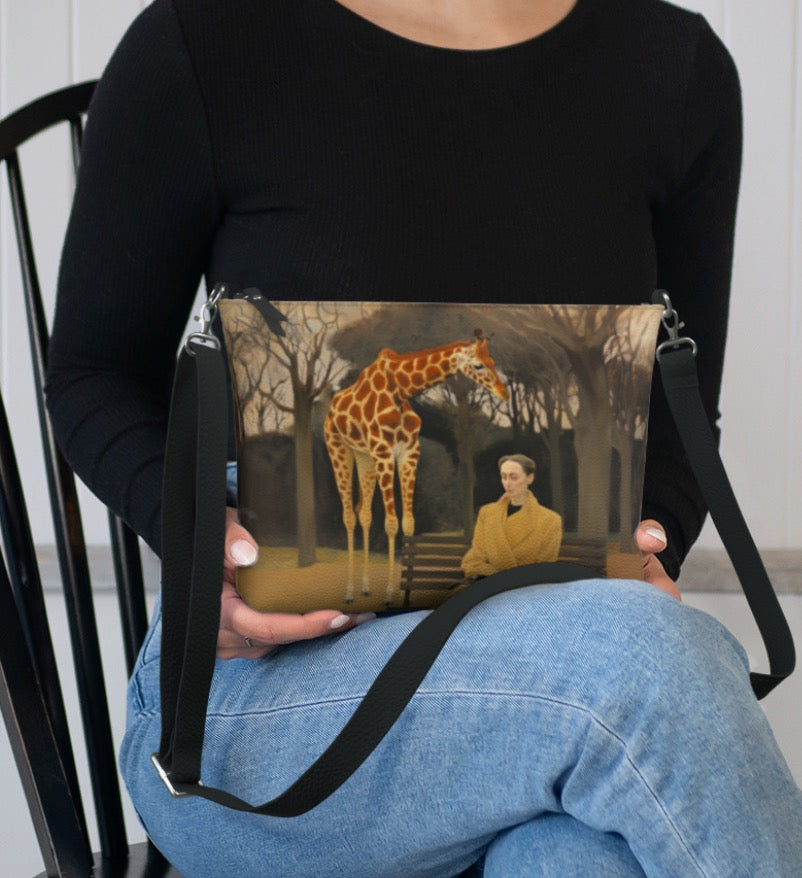 Giraffe- Vegan Leather Shoulder Bag