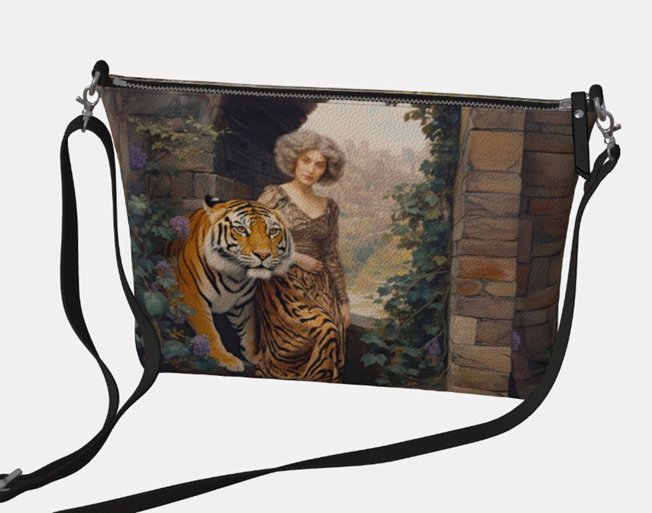 Tiger, Tiger - Vegan Leather Shoulder Bag