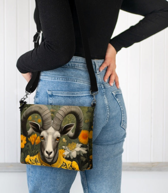 Creatures In Stillness - Vegan Leather Shoulder Bag