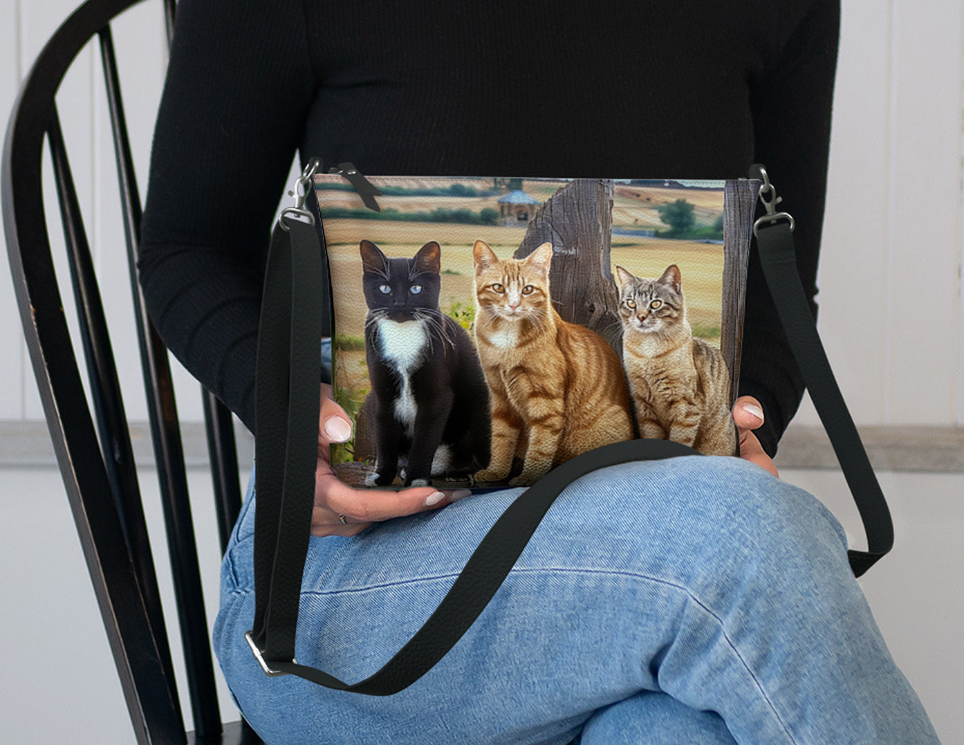 Here Kitty Kitty - Vegan Leather Handbag